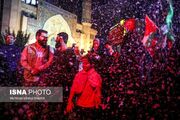 جشن در تهران پس از حملات مقاومت به اسرائیل (عکس)