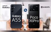 نبرد محبوب‌ترین میان‌رده‌های بازار؛ گوشی a55 در برابر poco x6 pro