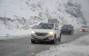 بارش برف در جاده‌های ۶ استان کشور