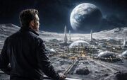 ایلان ماسک به‌جای مریخ روی ماه شهر می‌سازد