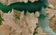 افزایش چشمگیر حجم آب سد منجیل تنها در یک سال