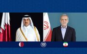قدردانی رئیس‌جمهور از نقش قطر در کاهش تنش‌ها