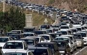 ترافیک سنگین در مسیر بازگشت از شمال