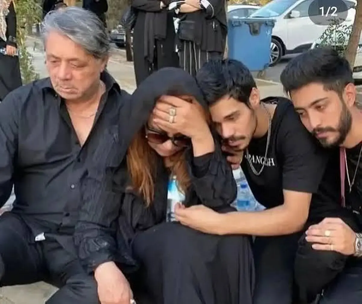 حضور هنرمندان در مراسم چهارمین سالگرد درگذشت پسر نسرین مقانلو
