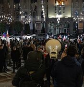 پایتخت گرجستان ناآرام شد