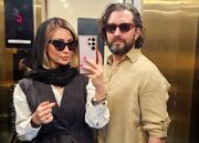 استایل زیبای همسر بهرام رادان توجه‌ها را جلب کرد