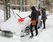 ارتفاع برف در این نقطه به ۸۷ سانتی‌متر رسید