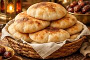 فوت‌وفن‌ تهیه نان عربی در ماهیتابه؛ ویژه ماه رمضان