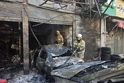 آتش سوزی مرگبار یک مکانیکی در تهران