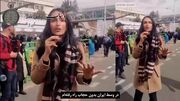 ویدئوهای خبرنگار عرب بدون حجاب از راهپیمایی 22 بهمن