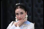الیزابتِ سریال پایتخت به همراه همسرش در اکران کلینیک رویا
