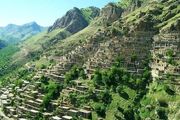 نمایی تماشایی از ارتفاعات هورامان در کردستان