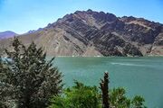 تصاویری جدید از وضعیت سد کرج در آغاز تابستان