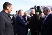 اولین تصاویر از قالیباف در باکو