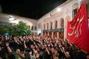 تصاویری از نوحه‏‌خوانی راغب با استایل متفاوت در یزد