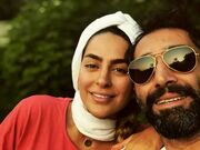 قابی از زوج دوست‌داشتنی سینما در سفر به شیراز
