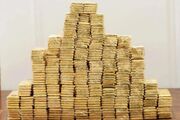 طلاهای کشف شده در پرونده فساد مقام نفتی