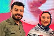 استایل سِت پیمان طالبی با همسرش جلب‌توجه کرد