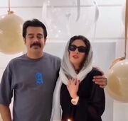 لحظه سوپرایز مریم مومن در جشن تولدش