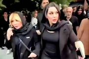 بادیگارد خانم تنومند نیوشا ضیغمی در مسجد شهرک غرب
