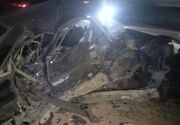 فوت پنج نفر در پی برخورد یک پراید با تریلی