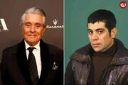 بهروز وثوقی در آمریکا و در کنار خودروی پورشه‌اش
