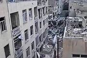 تصاویر تازه از حجم تخریب بمباران در رسالت تهران