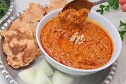 کال جوش گوجه‌ای؛ غذای سنتی تهران با کشک و گردو