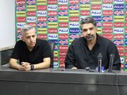 نشست خبری پیروز قربانی با آهنگ معین به هم ریخت!