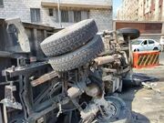 تصادف زنجیره‌ای امروز در بزرگراه یادگار امام