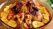 پخت یک غذای لذیذ با ران مرغ و سیب زمینی به روش سرآشپز مصری