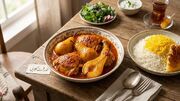 طرز تهیه خورشت گلابی با مرغ؛ خوش‌عطر و مجلسی