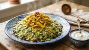 طرز تهیه باقالی پلو با مرغ ریش ریش؛ مجلسی و خوش عطر