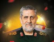 تصویری که از سردیس شهید سرلشکر ایزدی منتشر شد