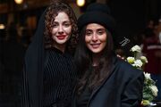 قاب‌های دیدنی از هنرمندان در اکران فیلم «بی‌دار»