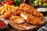 طرز تهیه مرغ سوخاری پولکی مثل کنتاکی