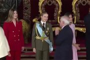 رفتار متفاوت سفیر ایران در دیدار با ملکه اسپانیا
