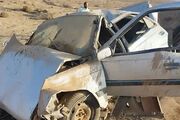 شمار قربانیان تصادف زاهدان - بم به ۹ نفر رسید