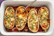 طرز تهیه یک غذای مجلسی و ایتالیایی با بادمجان