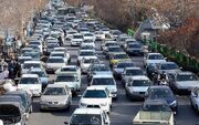 ترافیک سنگین در آزادراه‌های قزوین‑کرج‑تهران و ساوه‑تهران / بارش باران در هراز و فیروزکوه
