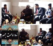 دیدار صمیمی مدیر عامل انجمن CBR استان با امام جمعه جدید بخش درح جهت تقویت هم‌راستایی و همکاری‌های اجتماعی