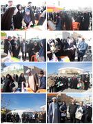 حضور میدانی بهزیستی بیرجند در راهپیمایی ۲۲ بهمن با برپایی میز خدمت و ایستگاه «سلام محله»