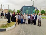 اعزام مددجویان زائر اولی بهزیستی باوی به کربلای معلی