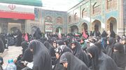 شهرتهران | حضور کارکنان در مراسم یادبود شهدای خانواده امام و رهبر معظم انقلاب اسلامی در حرم حضرت عبدالعظیم حسنی