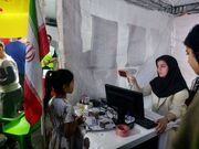 رباط کریم | انجام خدمات بینایی سنجی در جشن غدیر