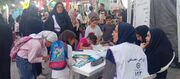 استهبان l برپایی موکب شهید فیاض اداره بهزیستی همزمان با عید سعید غدیر خم