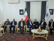 دیدار حسینی با استاندار فارس و رئیس کمیسیون امنیت ملی مجلس