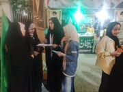 اطلاع‌رسانی ثبت‌نام در سامانه سنجش سلامت روان در تجمع شبانه کبودرآهنگ