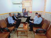 نشست هم‌اندیشی بهزیستی و بنیاد مسکن هویزه برای پیگیری مسکن مددجویان