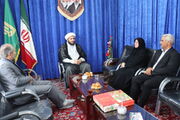 دیدار مدیرکل بهزیستی استان اردبیل با امام جمعه شهرستان سرعین